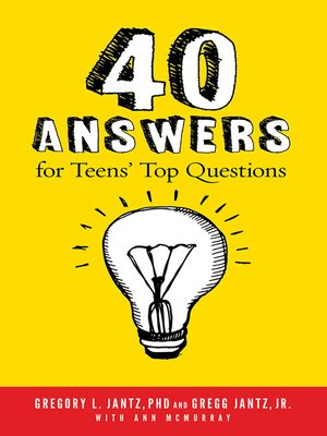 cover image of 40 Answers for Teens' Top Questions
